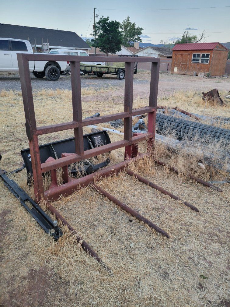 Custom heavy duty hay forks