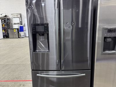 GOOD SAMSUNG BLACK STAINLESS FRENCH DOOR FRIDGE