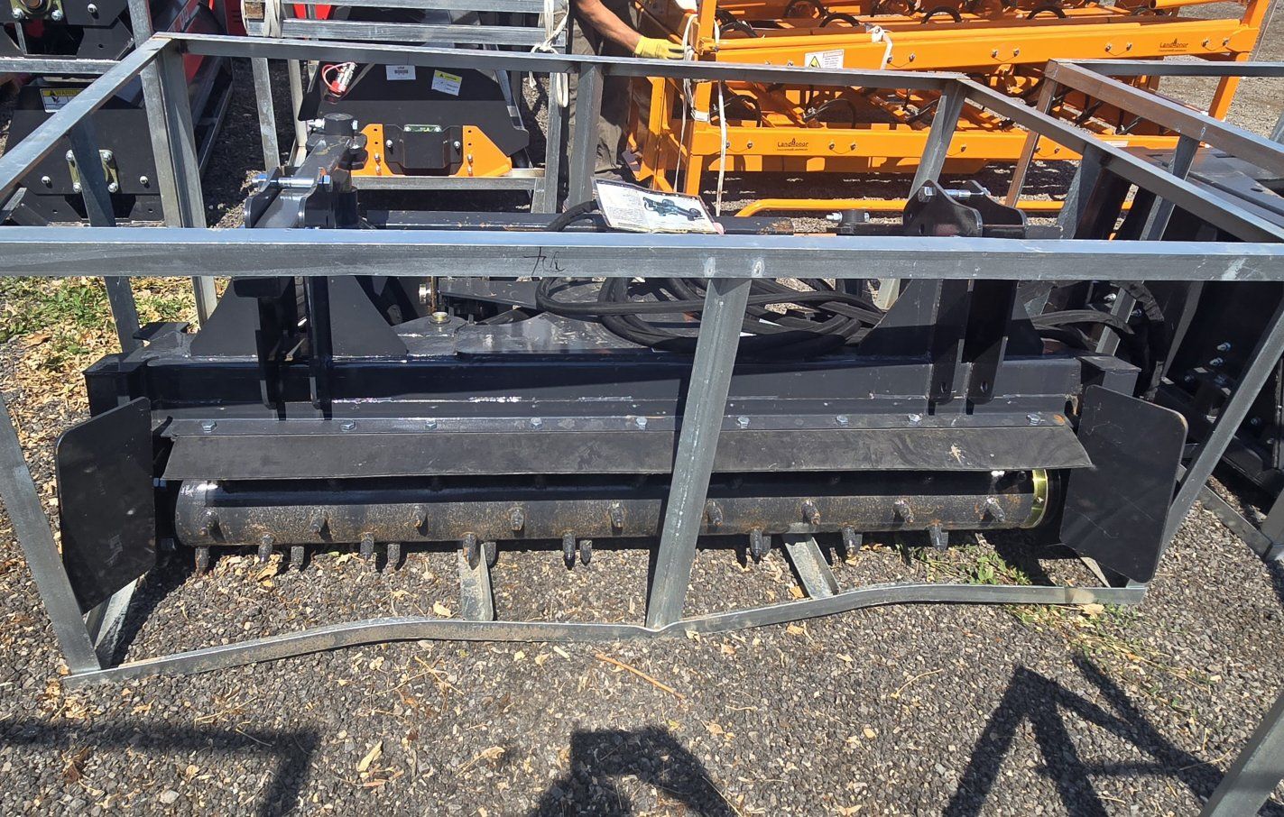 NEW LandHonor 72" Heavy Duty Harley's Rake / Power Rake,  Soil Condoms ( Skid Steer)
