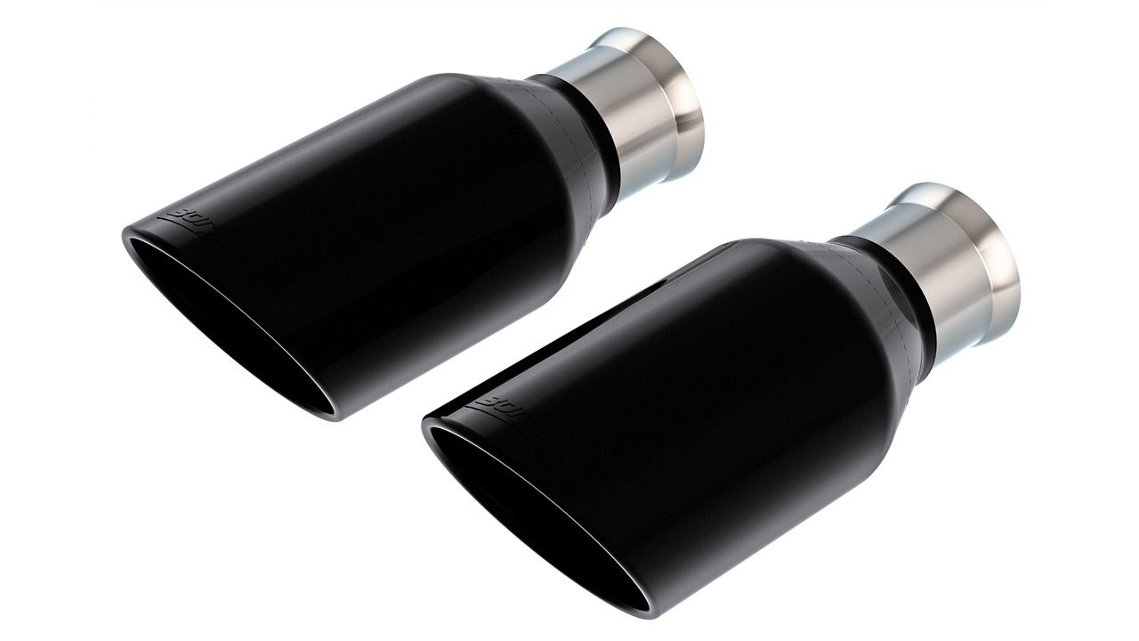 Borla Black Chrome Exhaust Tips for 2021-2024 Ram 1500 TRX Borla 60718BC