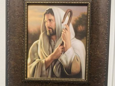 Good Shepherd 14” x 16”, by Simon Dewey