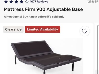 King Size Adjustable Base Mattress Firm 900