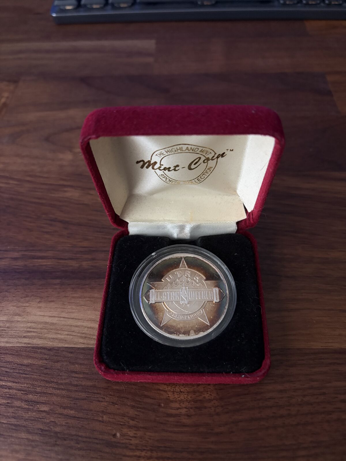 1993 NBA All-Star Weekend Utah 1oz Silver Coin – Monster Rainbow Toning