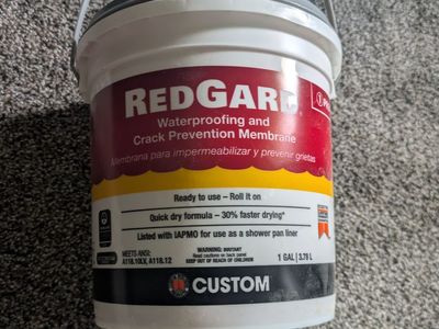 Red guard- most of a gallon
