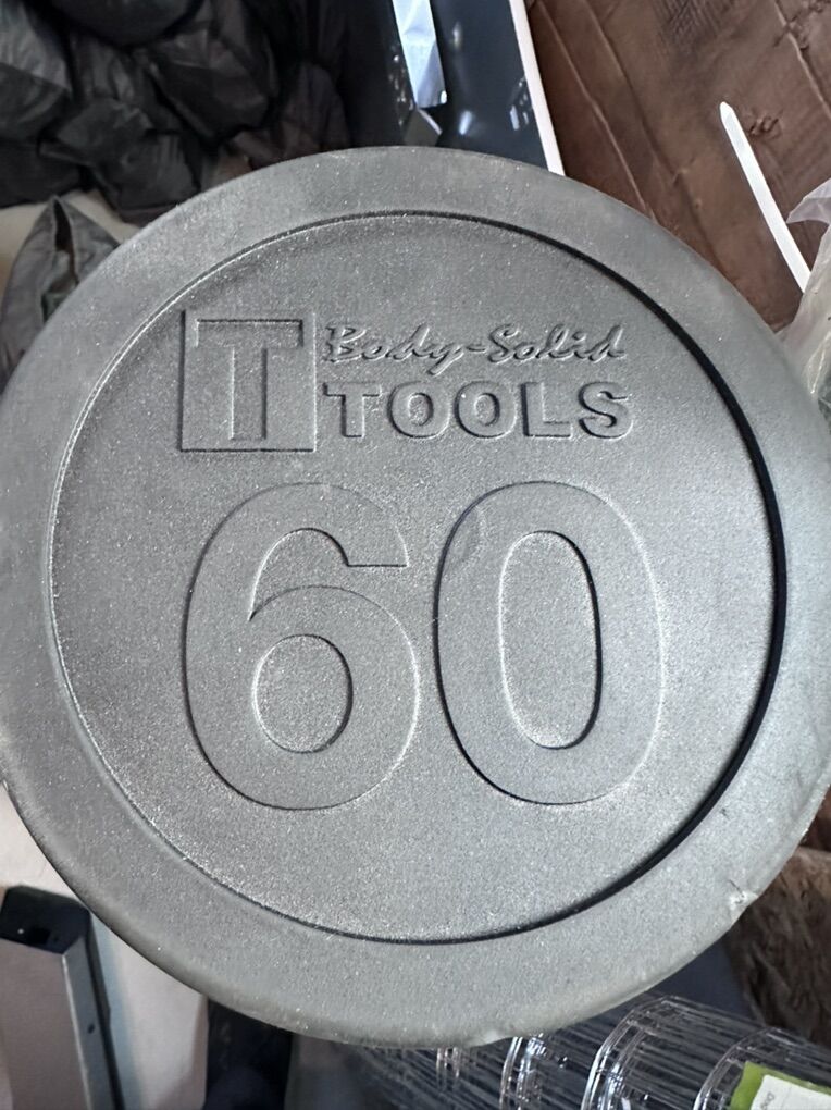 60 lb. Fixed Weight Straight Barbell