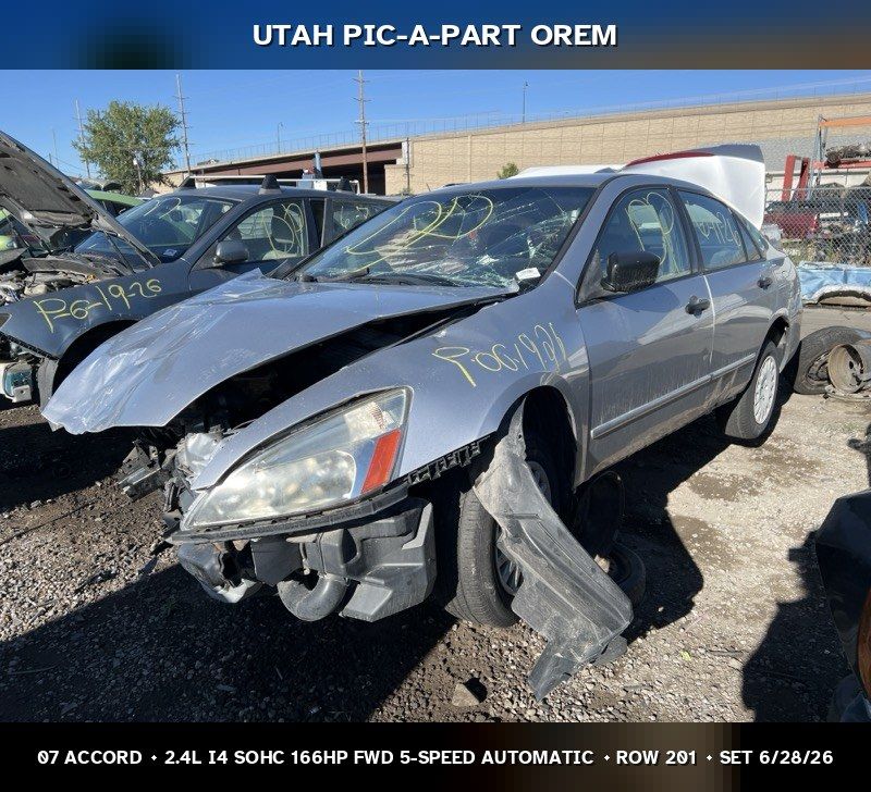 2007 Honda Accord Parts - UTPAP Orem