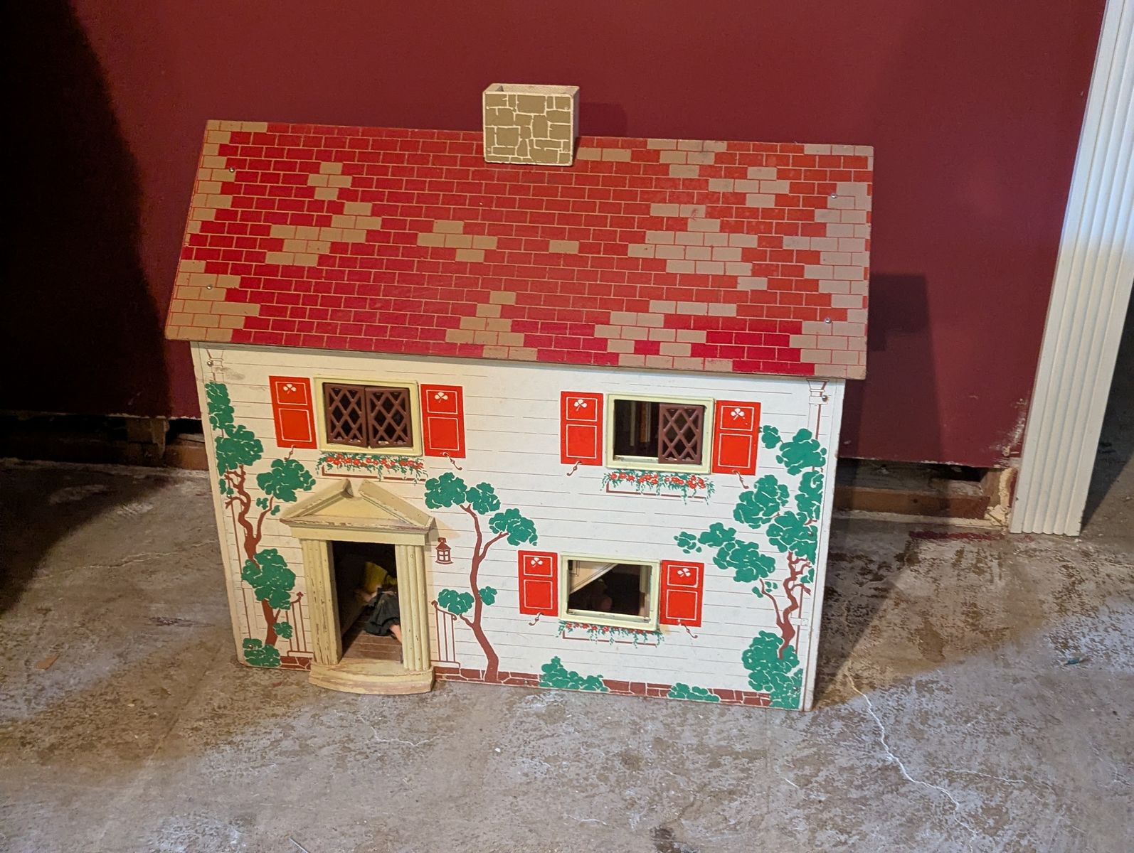 Vintage 1940s Keystone of Boston - 6 room Dollhouse