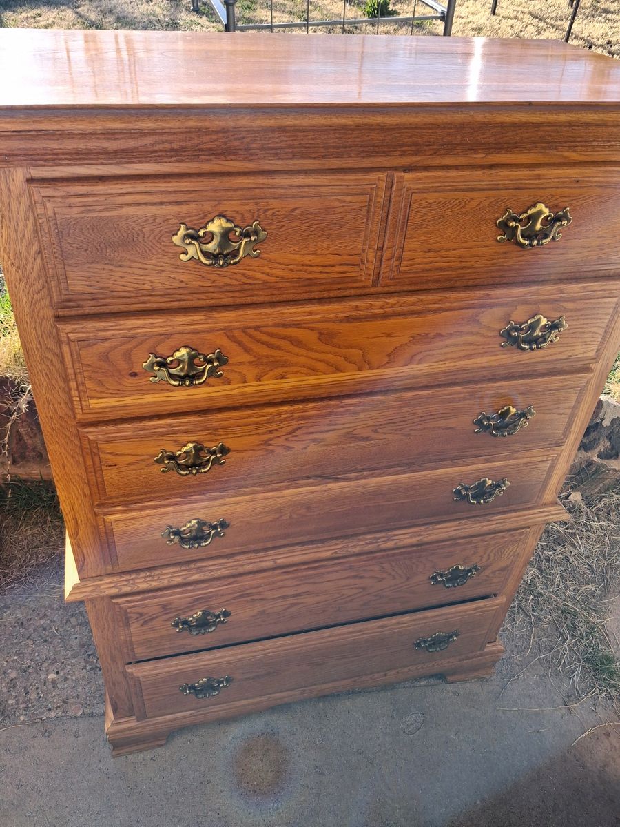 wood 6 drawer dresser