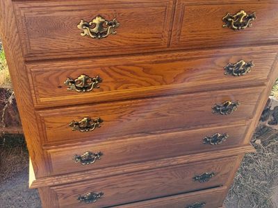 wood 6 drawer dresser
