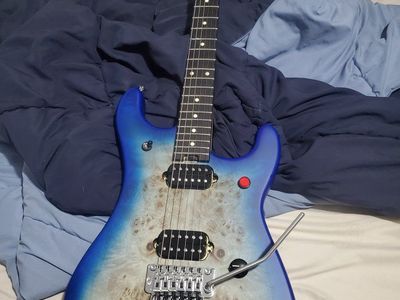 EVH 5150 deluxe Burl top guitar