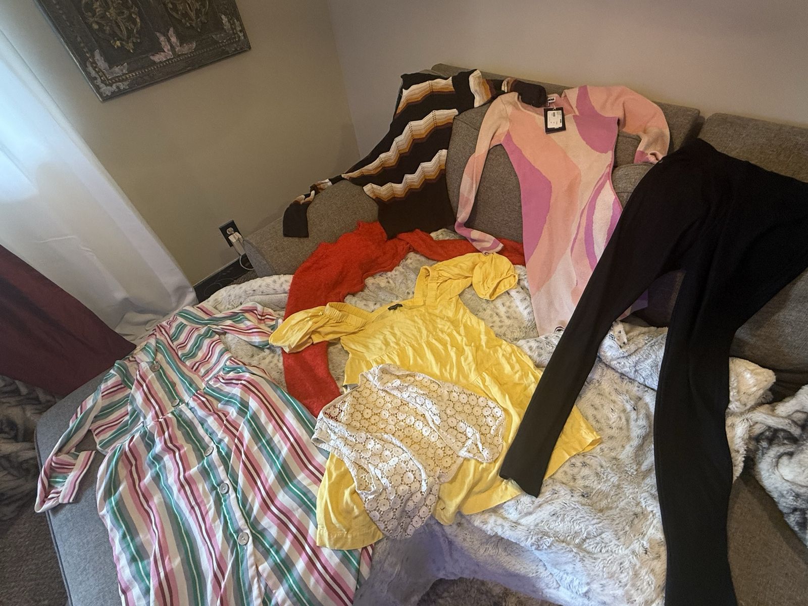 Clothes size small bag $60