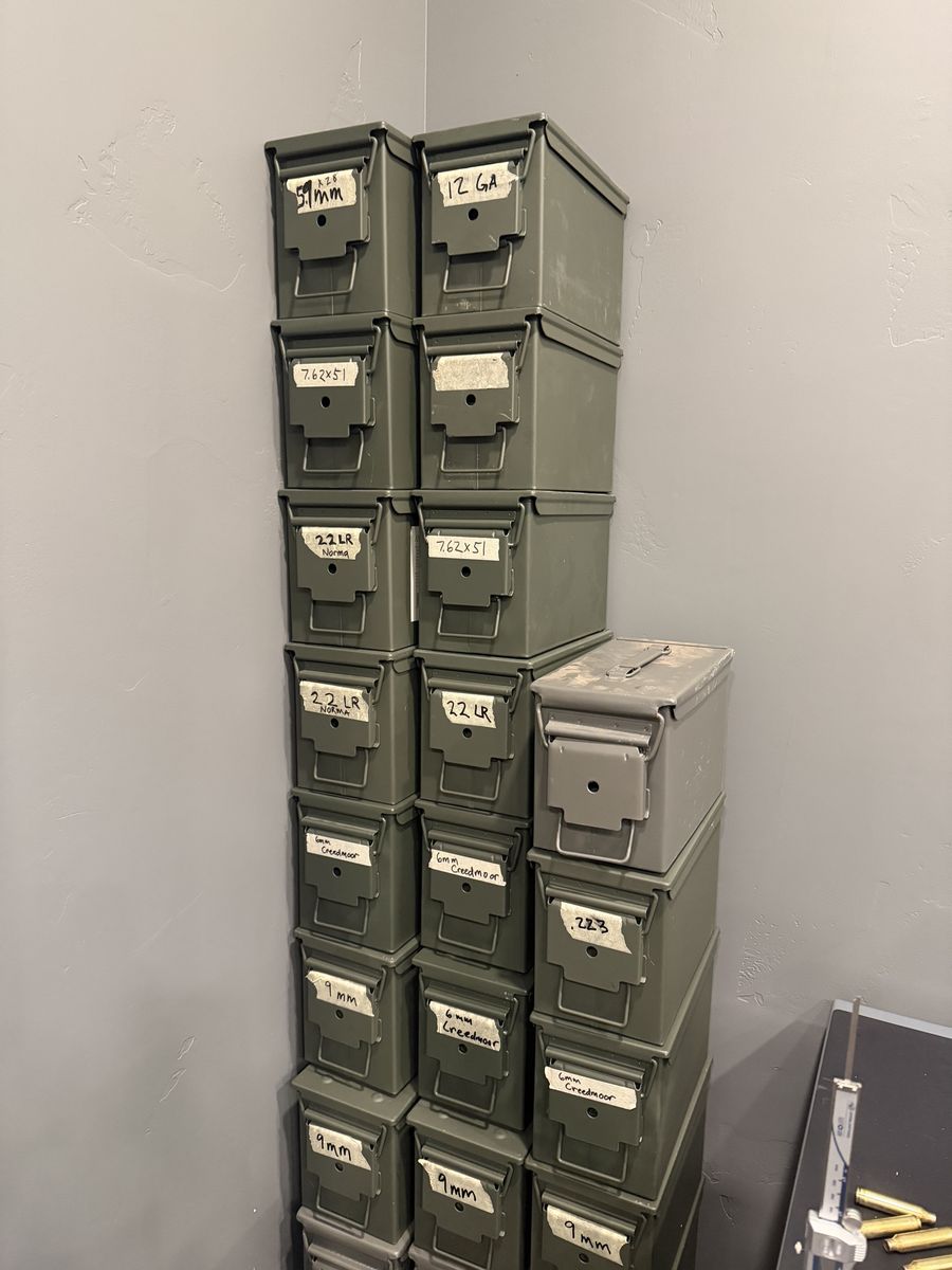 .50 Caliber OD Green Metal Ammo Can - 12x6.125x7.25 inches Storage Box