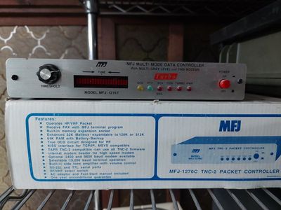 2- mfj tnc packet controllers