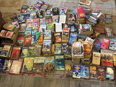 Lot of 231 50s-90s sci-fi books