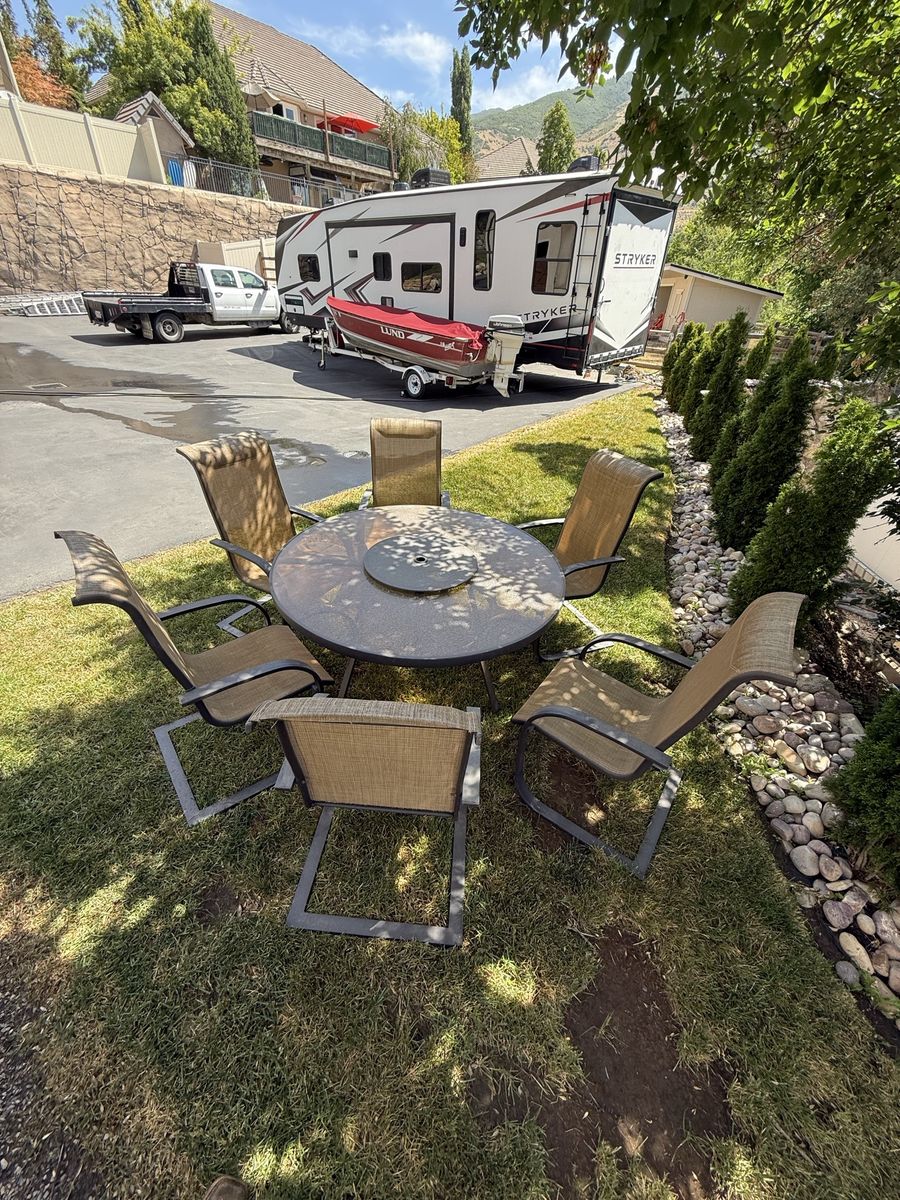 6 seater patio set