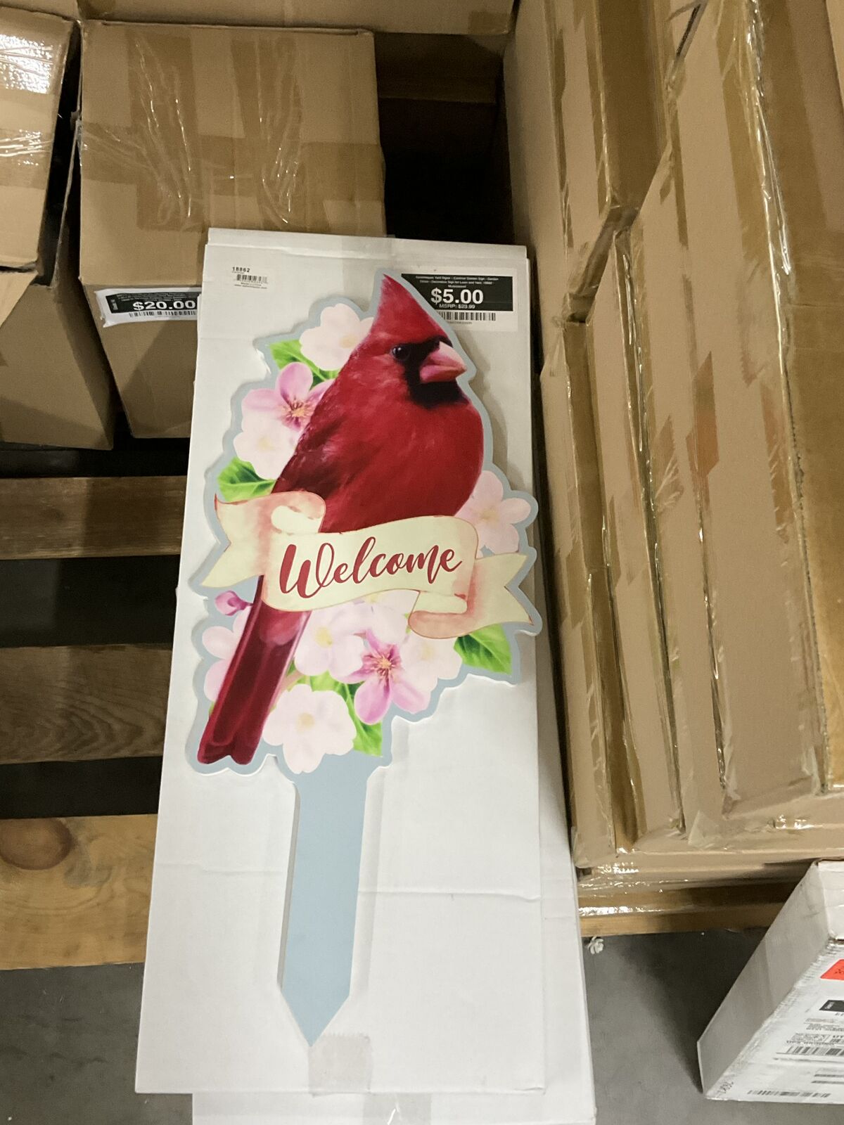 Cardinal Garden Sign