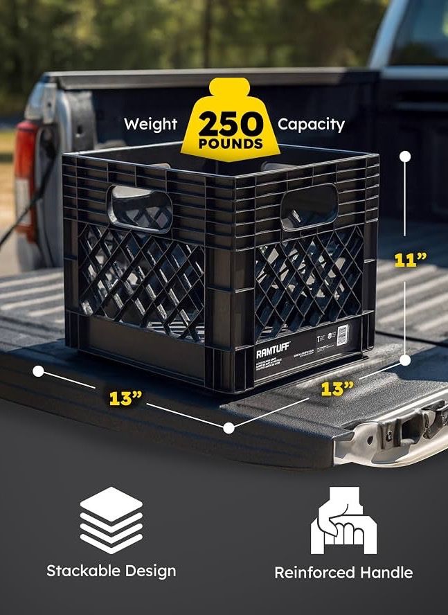 Stackable Storage crates . Will deliver