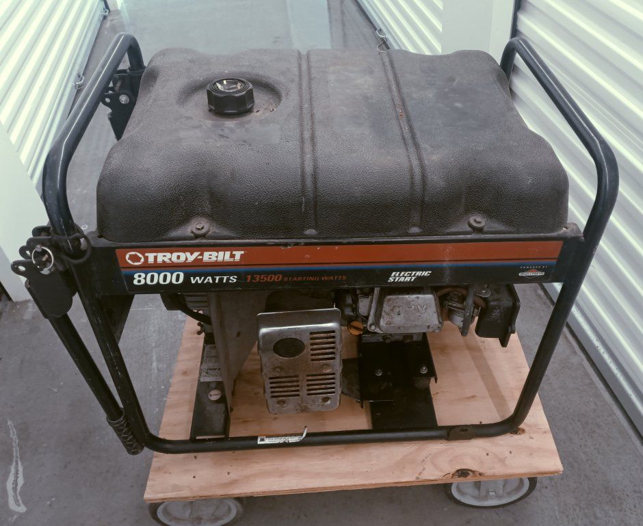 Troy built 8000 watt generator