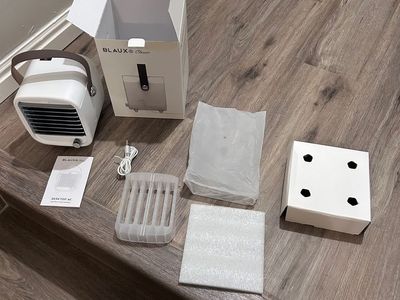 BLAUX Classic Small Portable Air Conditioner USB Desktop Air Cooler