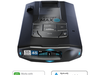 Escort MAX 360c MKii WiFi Radar Detector - SAVE $50 NEW