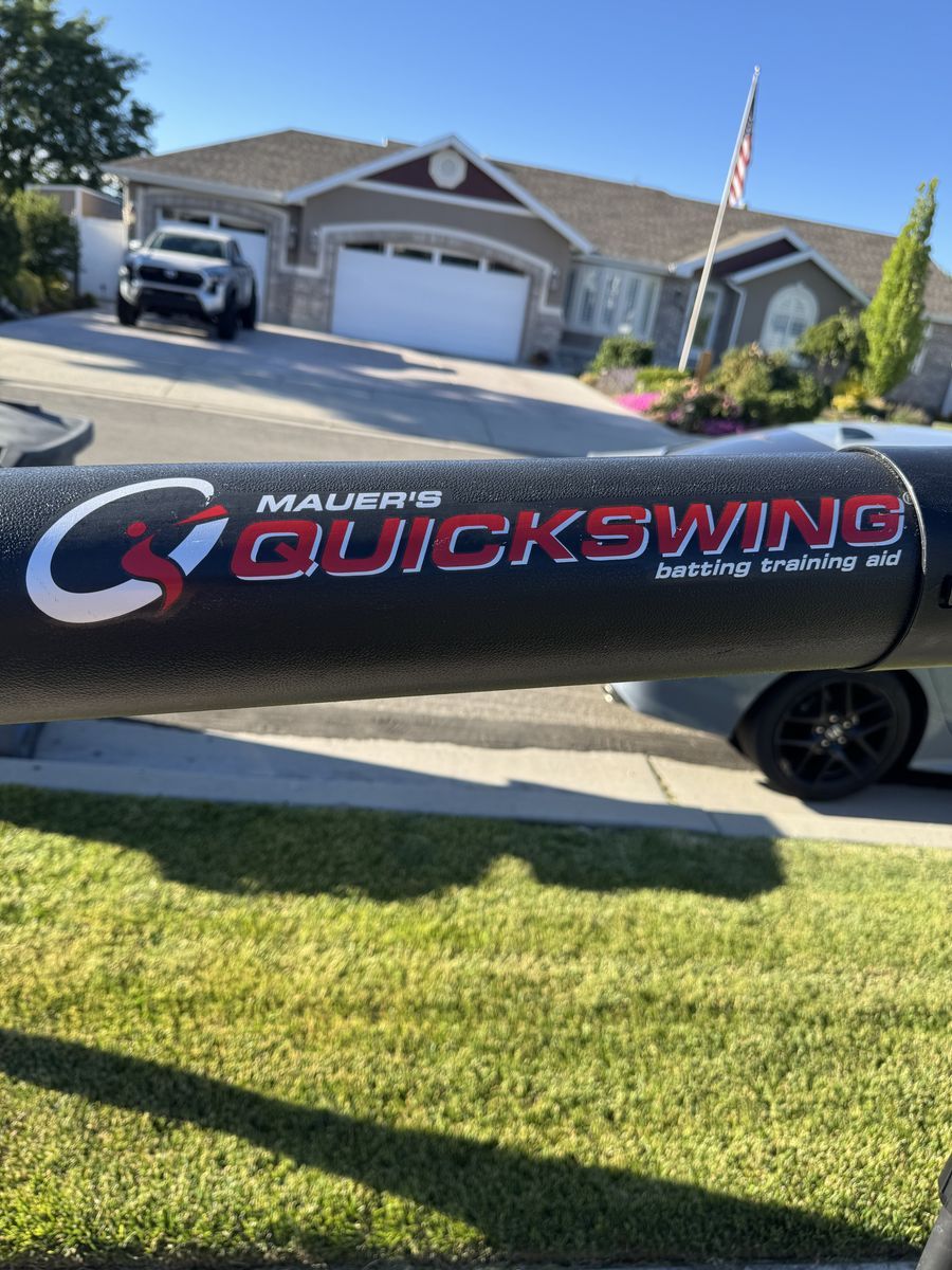 Mauer's Quickswing Batting Training Aid with Adjustable Stand