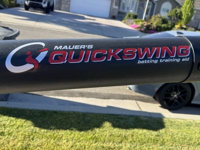 Mauer's Quickswing Batting Training Aid with Adjustable Stand