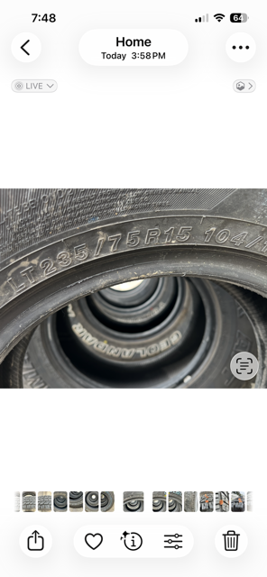 TIRES  YOKOHAMA ...GEOLANDAR A/T