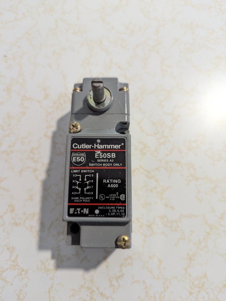 Cutler-Hammer E50SB Limit Switch Body - Series A2,