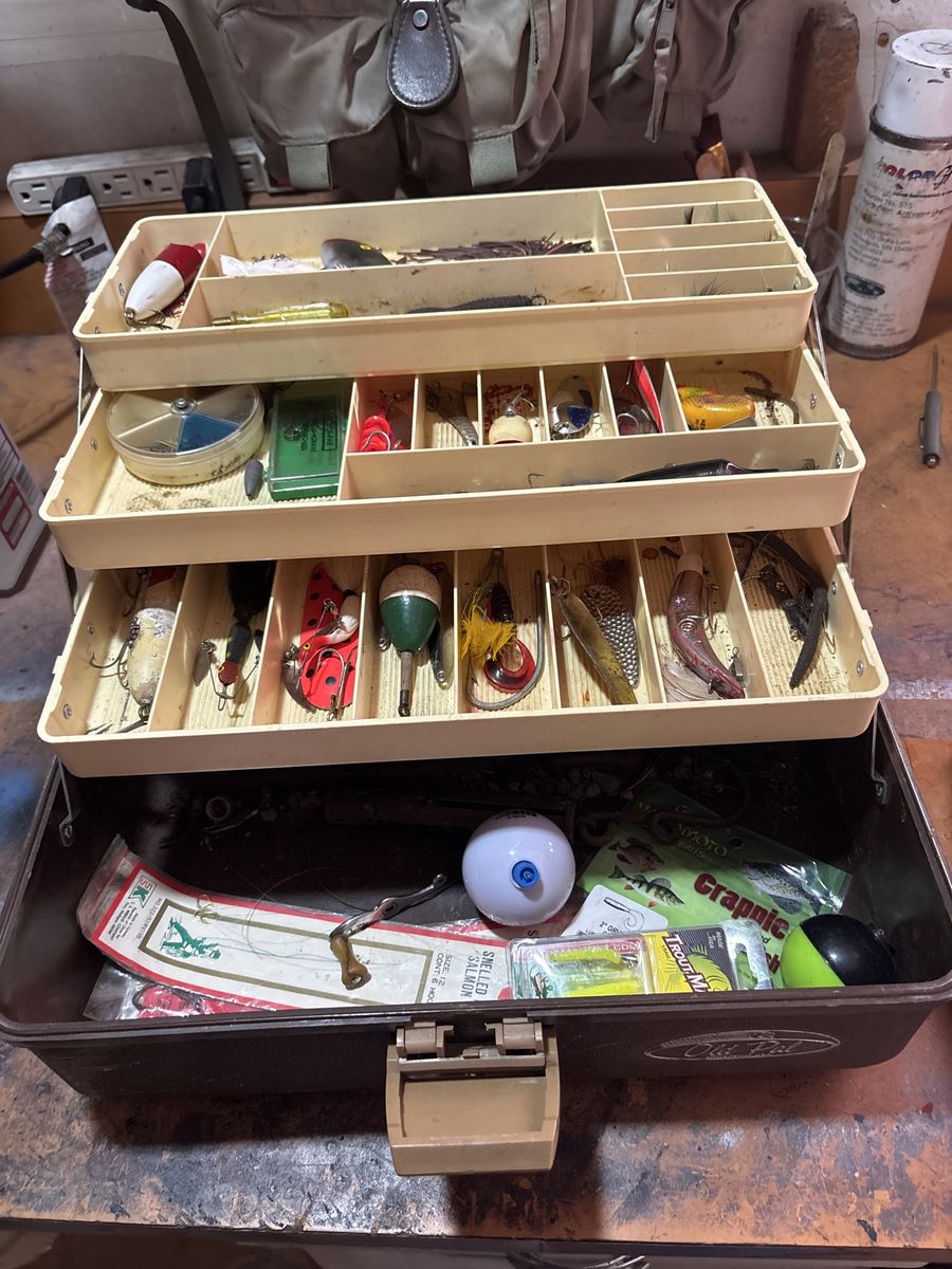 Vintage tackle box.