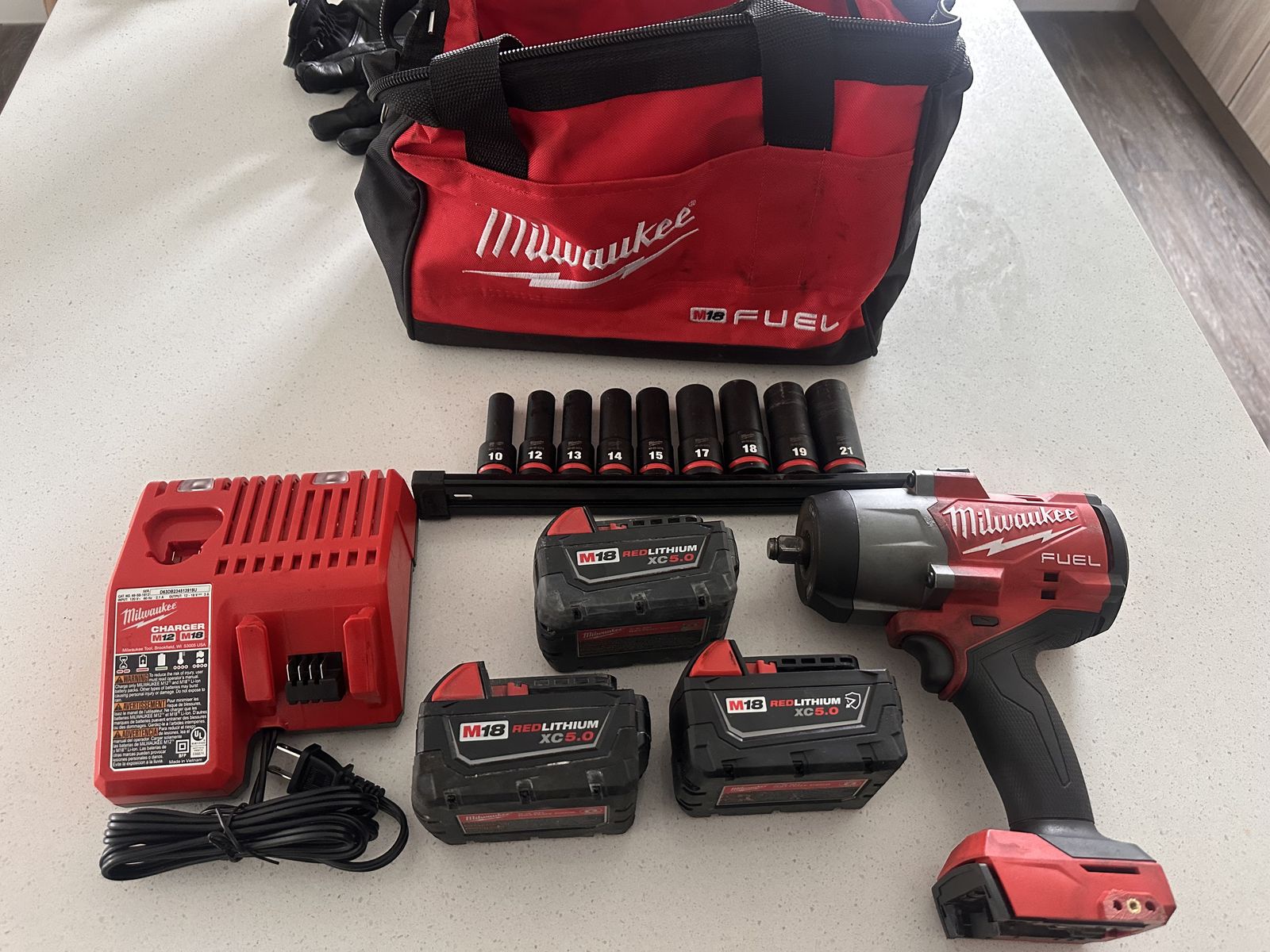 Milwaukee 1/2” impact gun fuel