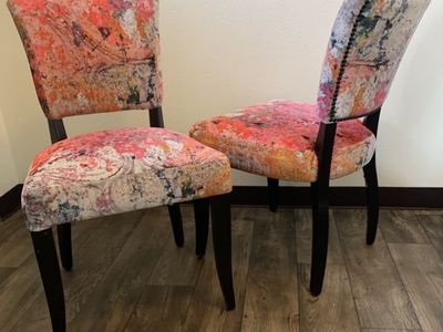 Timothy Oulton Mimi Chairs - Velvet Pair