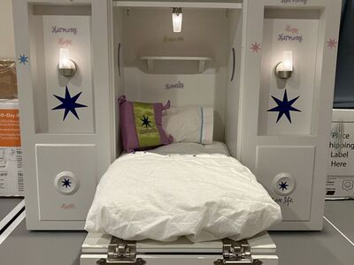 The American Girl 3-in-1 Murphy Bed Wardrobe for 18” Doll