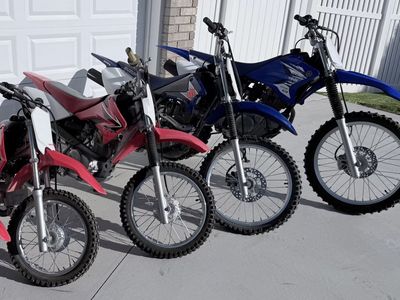 Four Bikes for the whole family & trailer