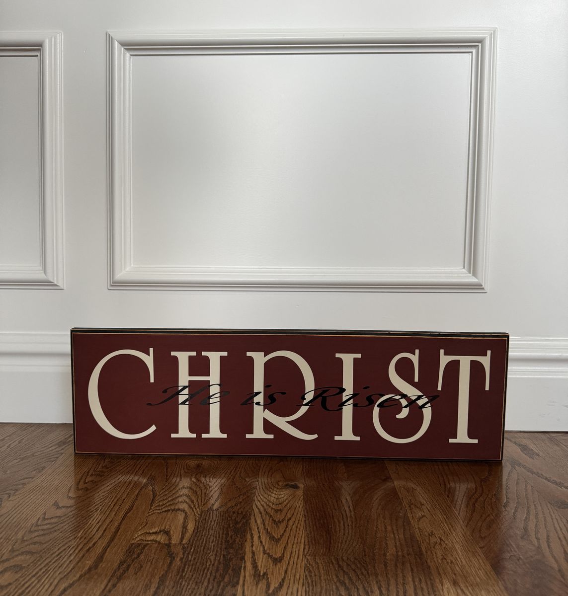 CHRIST He is Risen Wooden Plaque