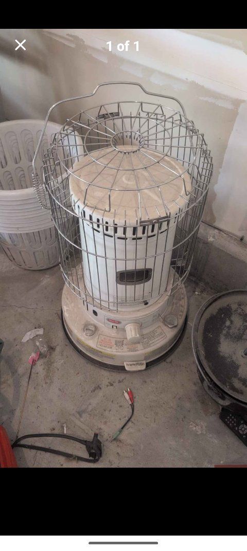 TOSHIBA Kerosene Heater - White, Portable Space Heater