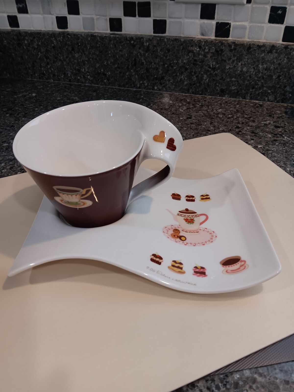 Villeroy & Boch plate and cup
