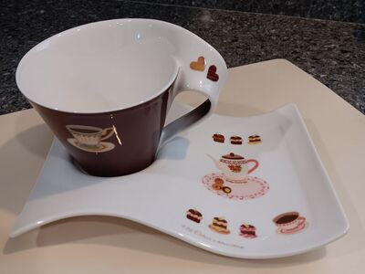 Villeroy & Boch plate and cup