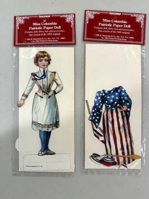 1983-1989 Reproductions of Old Time Paper Dolls, NEW in package