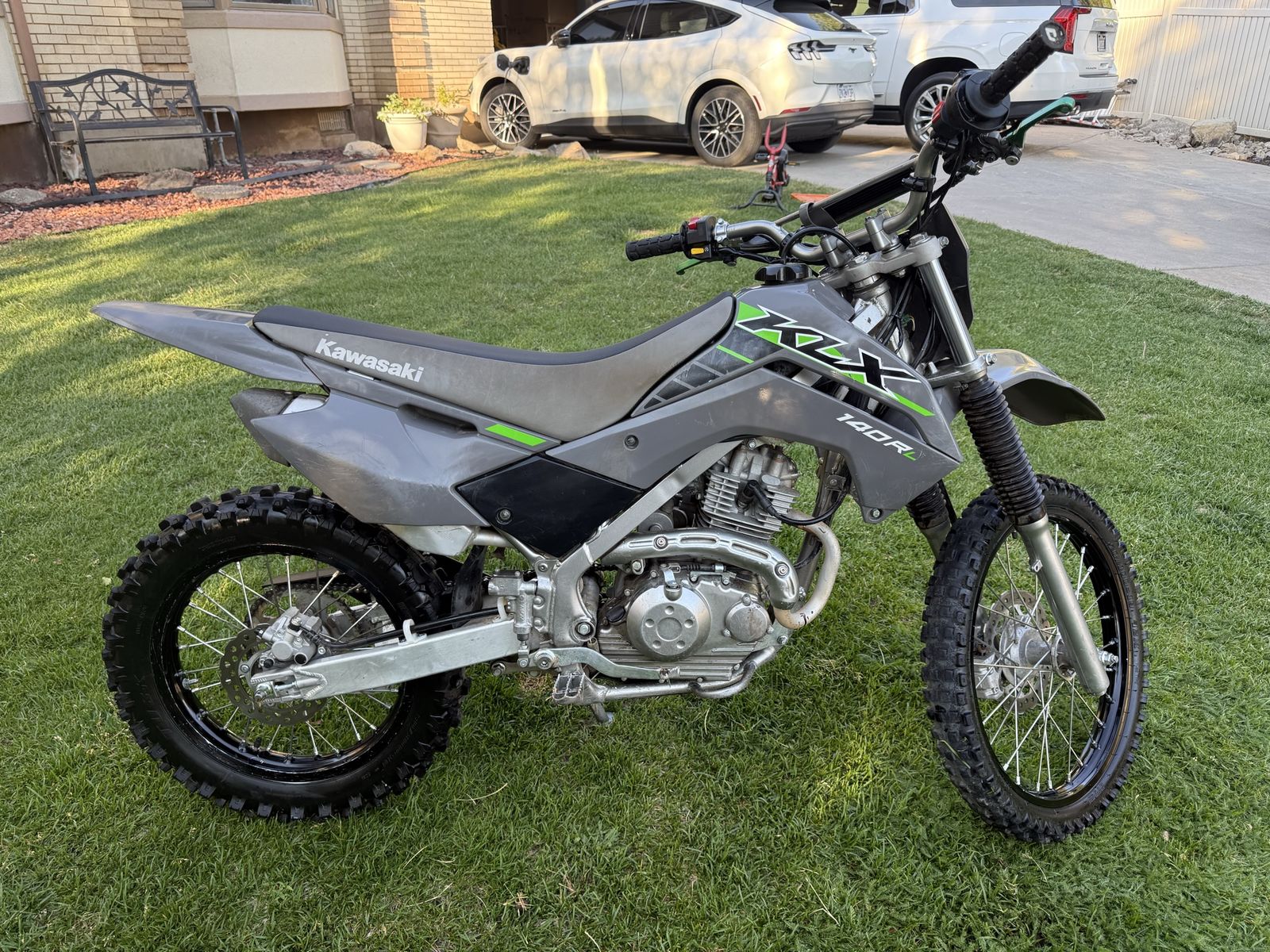 2025 Kawasaki KLX140RL Dirt Bike - Gray