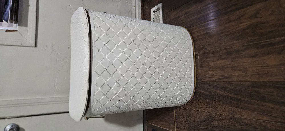 vintage laundry clothes hamper