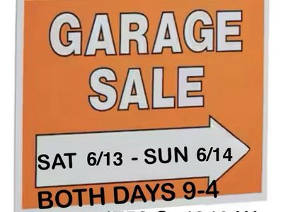 SUNDAY 6/14 YARD SALE 9-4
