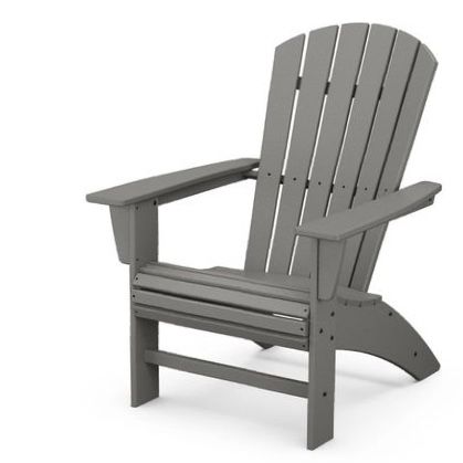 Faux Wood  Adirondack Chair in Gray