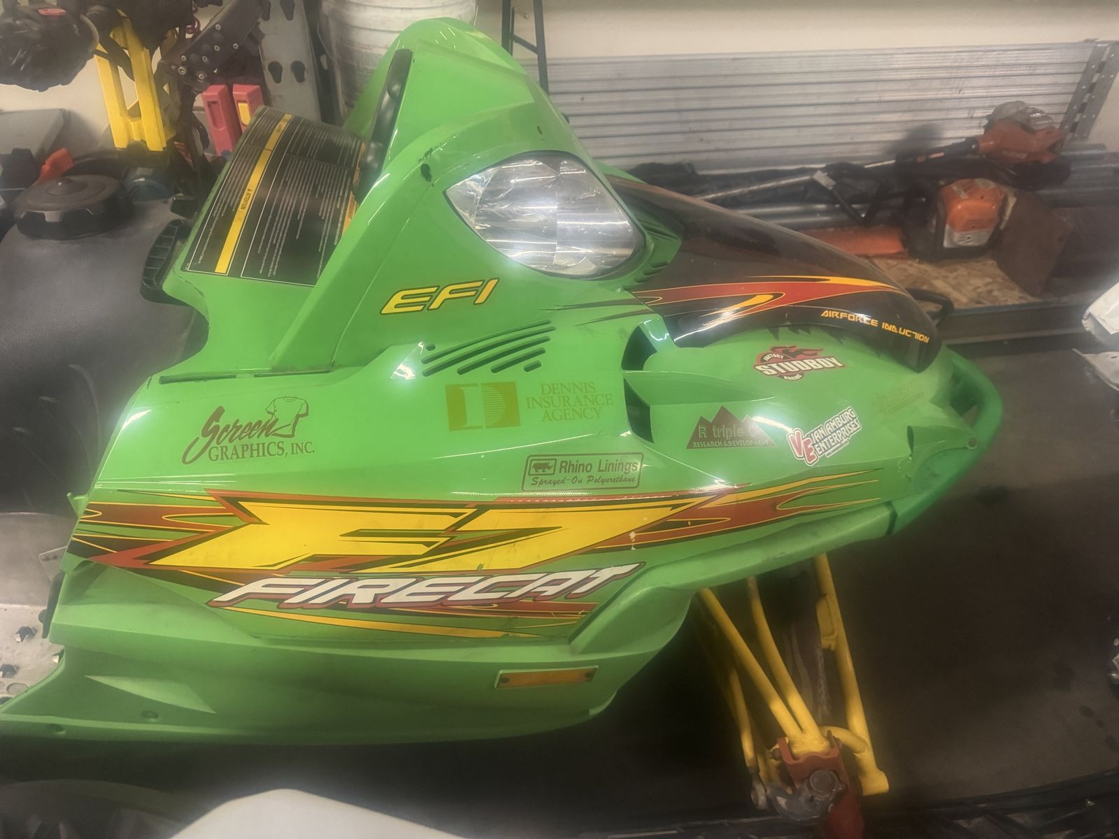 F7 Firecat snowmobile