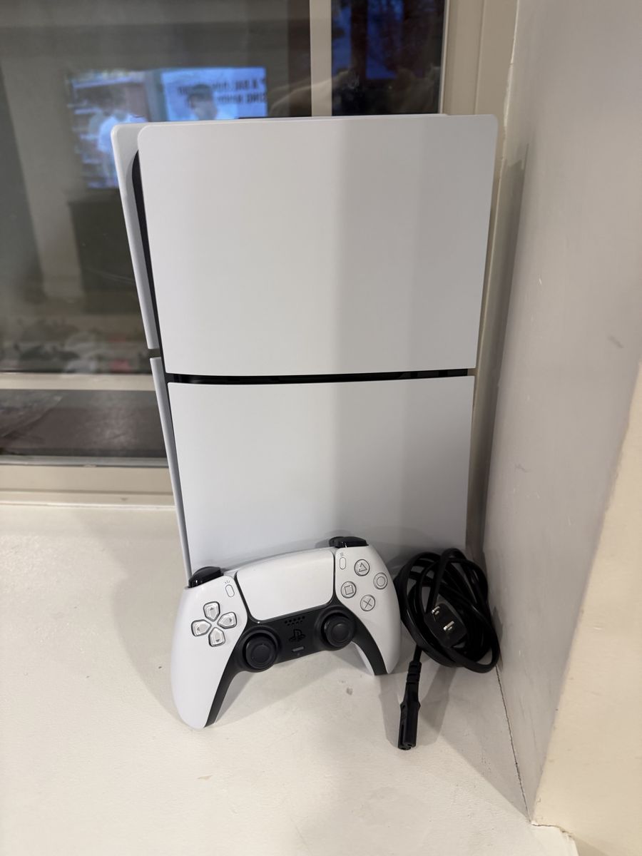 Sony PlayStation 5 Console with Controller and Power Cable