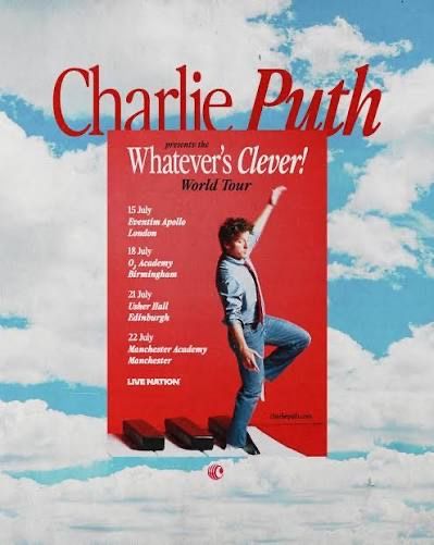 Charlie Puth front row tickets