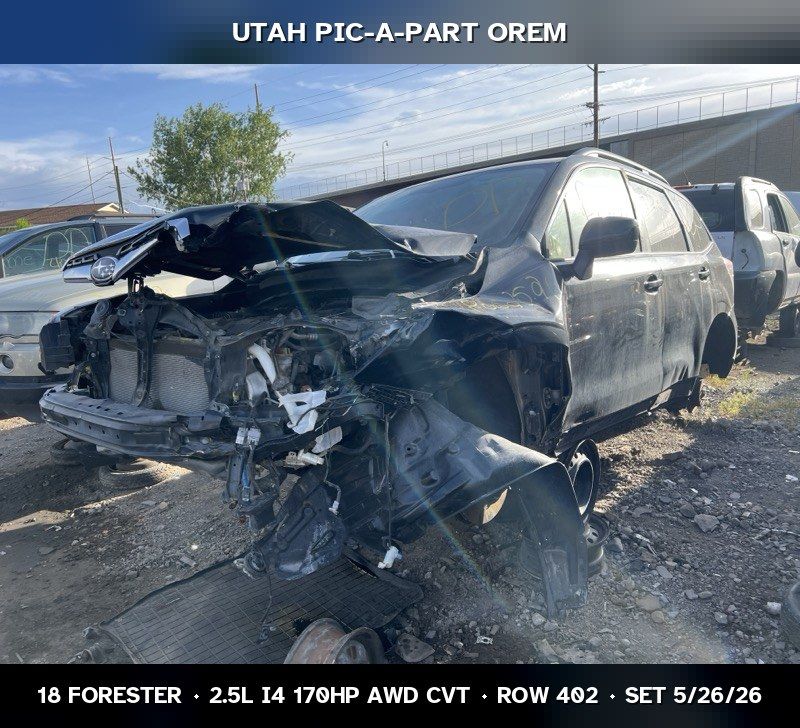 2018 Subaru Forester Parts - UTPAP Orem