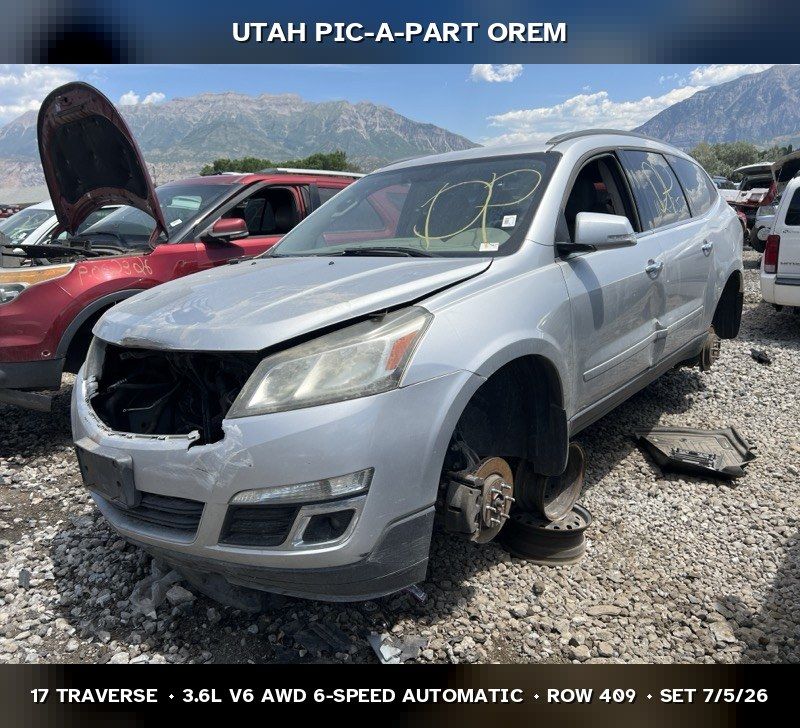 2017 Chevrolet Traverse Parts - UTPAP Orem