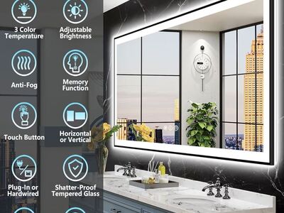 88x38 Led Bathroom Mirror