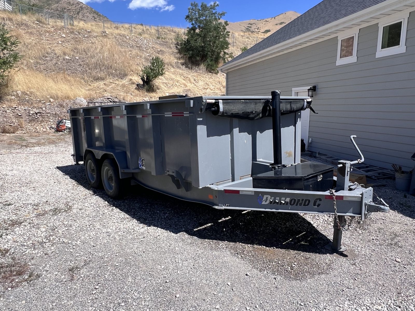 2020 Diamond C 18,000 lb Dump Trailer
