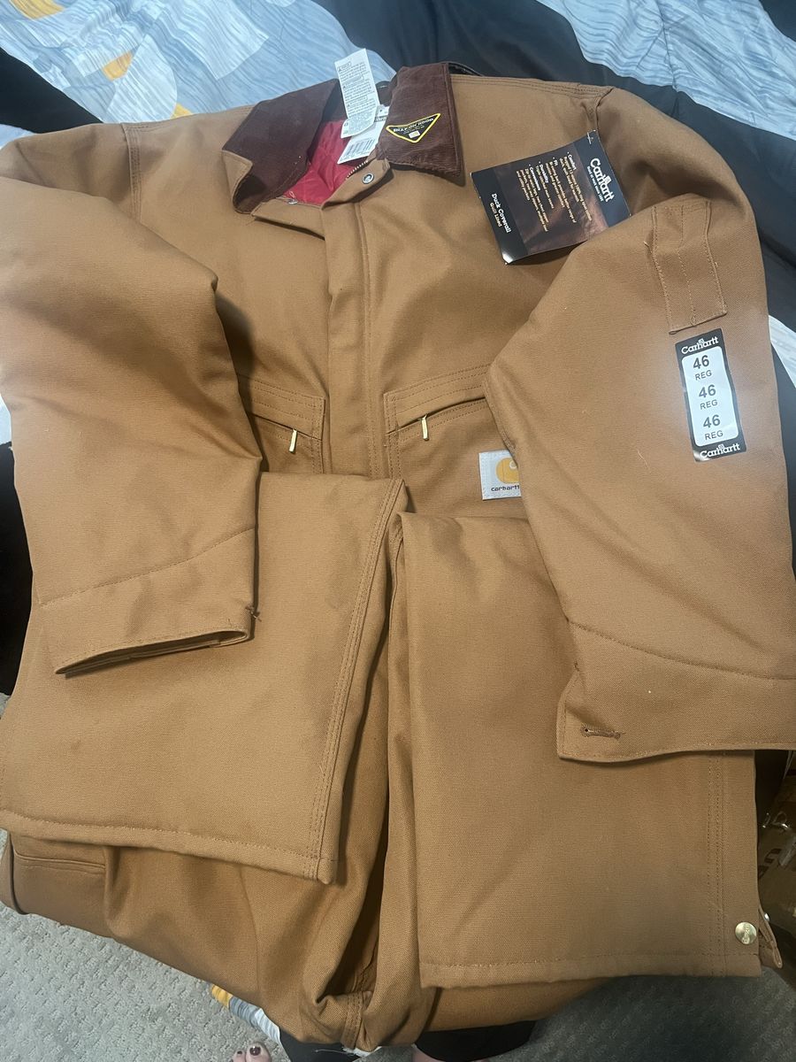 Mens Carhartt 46 reg. Coveralls-Brand New with Tags